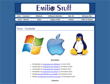 Tablet Screenshot of emiliostuff.com